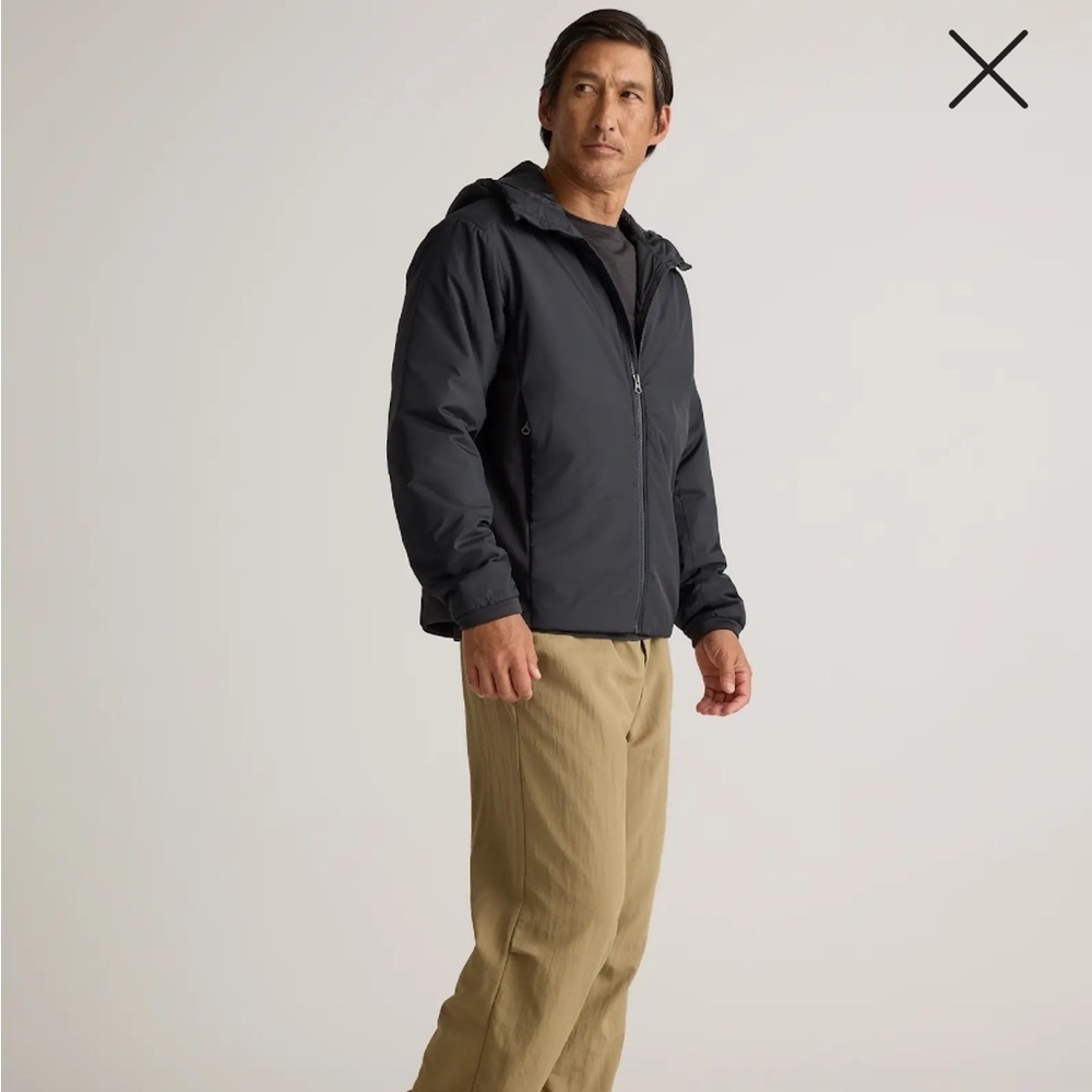 Quince Men's Hybrid Insulated Lightweight Hooded Jacket